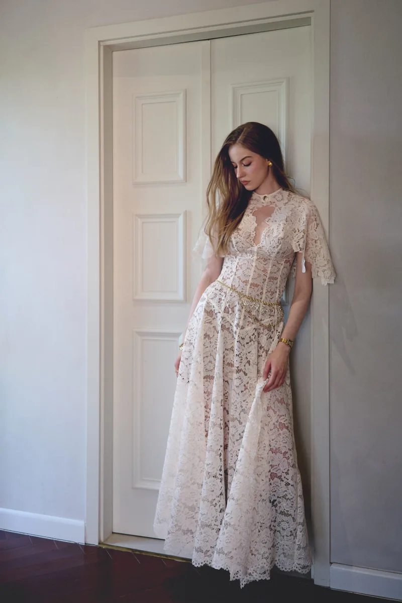 เดรส Paris Cape Dress
