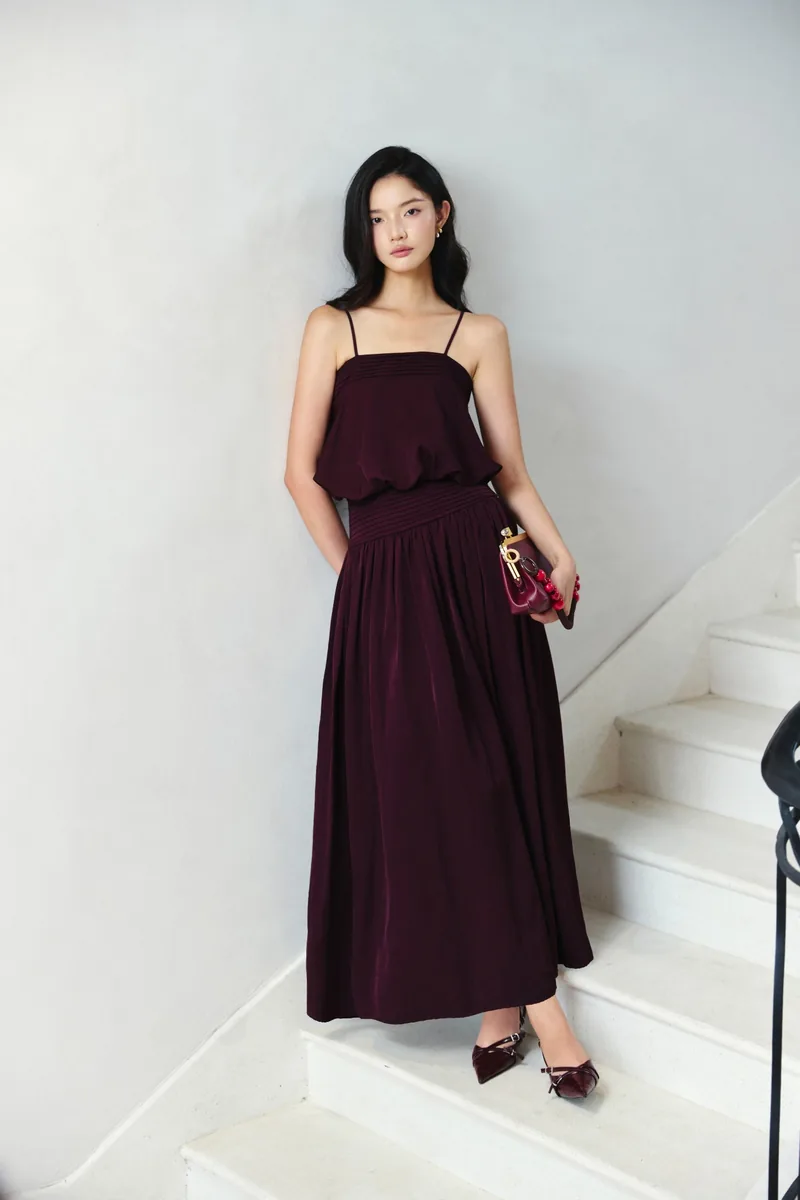 เดรส Plummy Blouson Dress JCV265