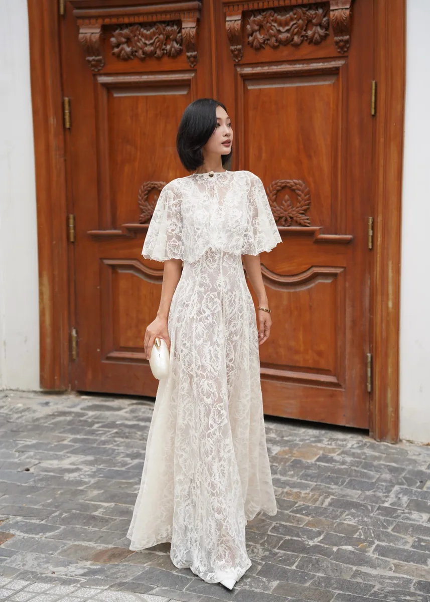 เดรส Veiled Grace Dress - JCV269